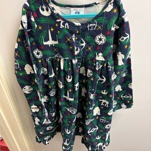 Hanna Andersson Navy Blue Star Wars Kids Dress